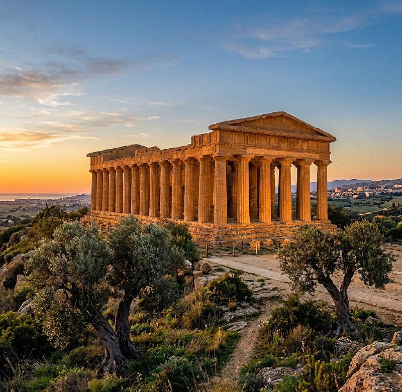 Temple of Concordia Agrigento Sicily