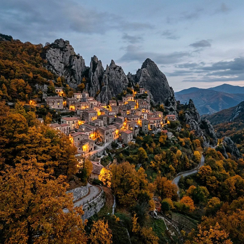 Tuscan autumn landscape