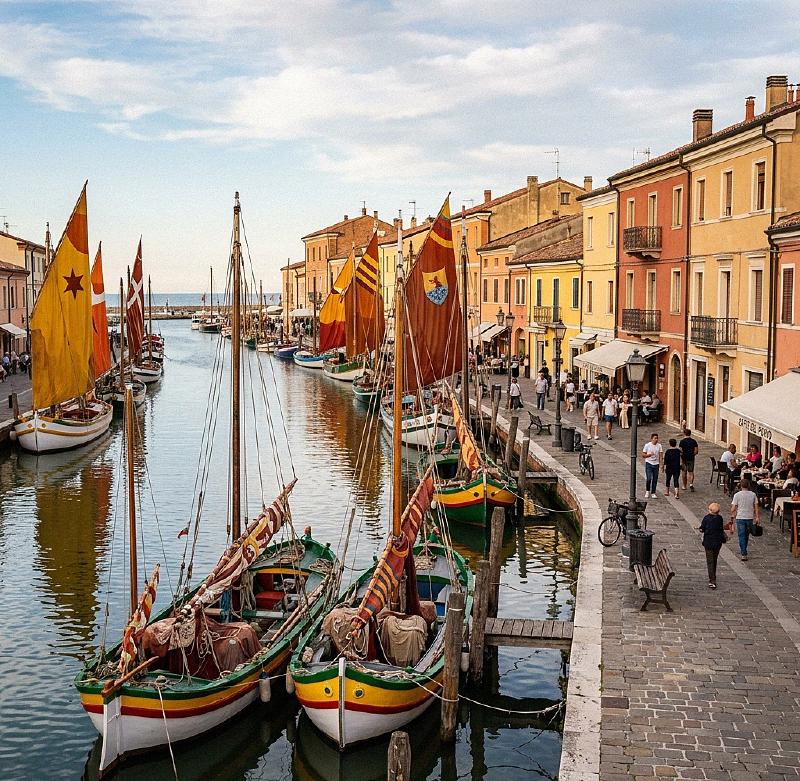 Leonardo Canal Cesenatico Historic Boats