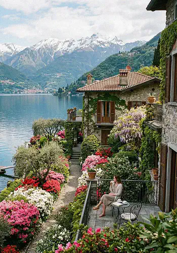Incantevole lago di Como: ville appartate e rifugi sul lungolago per una fuga primaverile intima