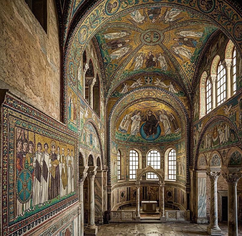 Byzantine Mosaics Basilica of San Vitale Ravenna Italy
