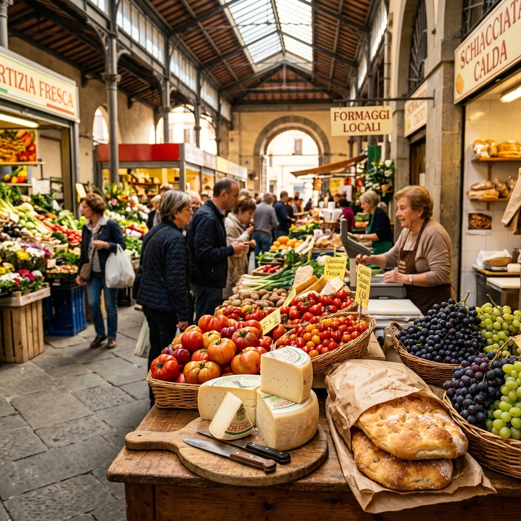 Florenz Lebensmittelmarkt