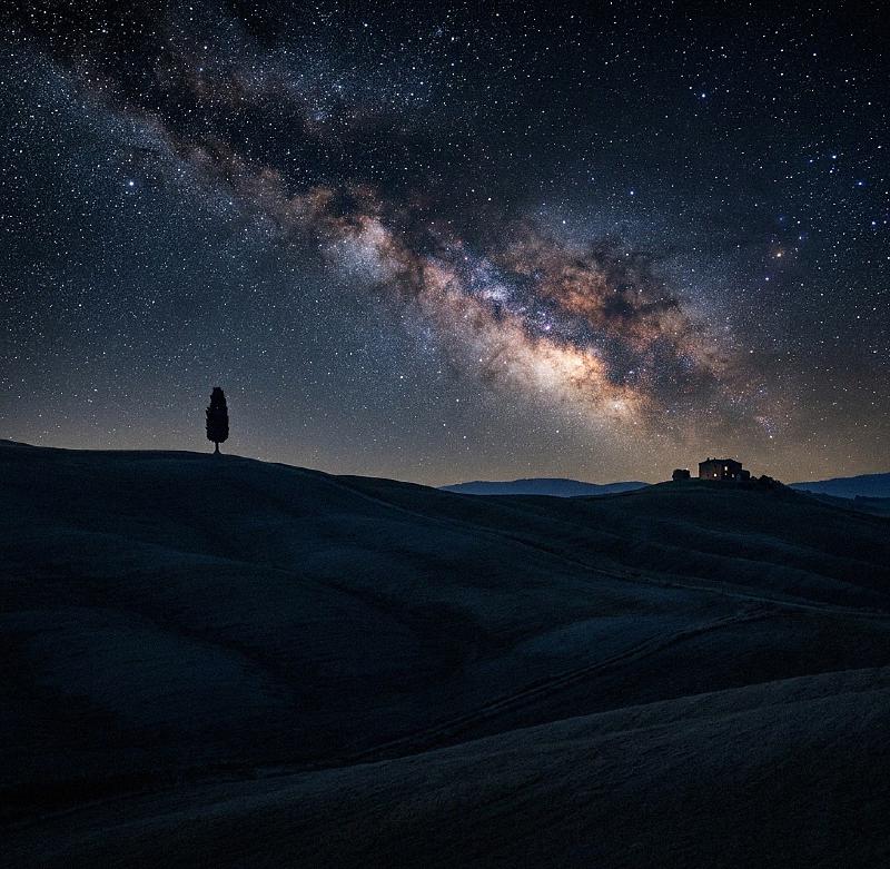 Stargazing in Val d'Orcia Tuscany