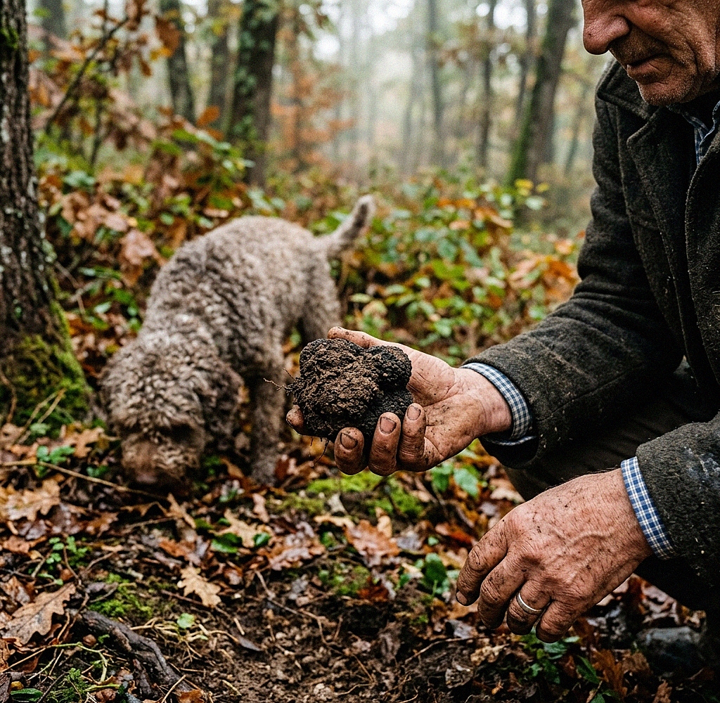 Caccia al tartufo autentica in Umbria