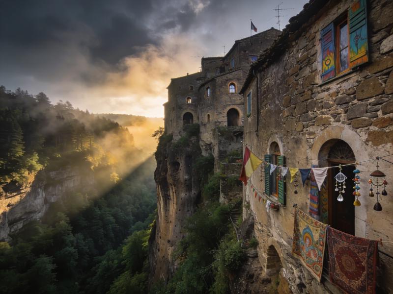 Calcata Vecchia Lazio Italy