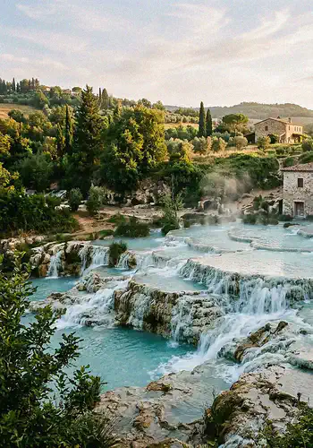 Toscana’s Thermale Geheimnisse: Ein Romantischer Reiseführer zu Saturnia und Bagno Vignoni