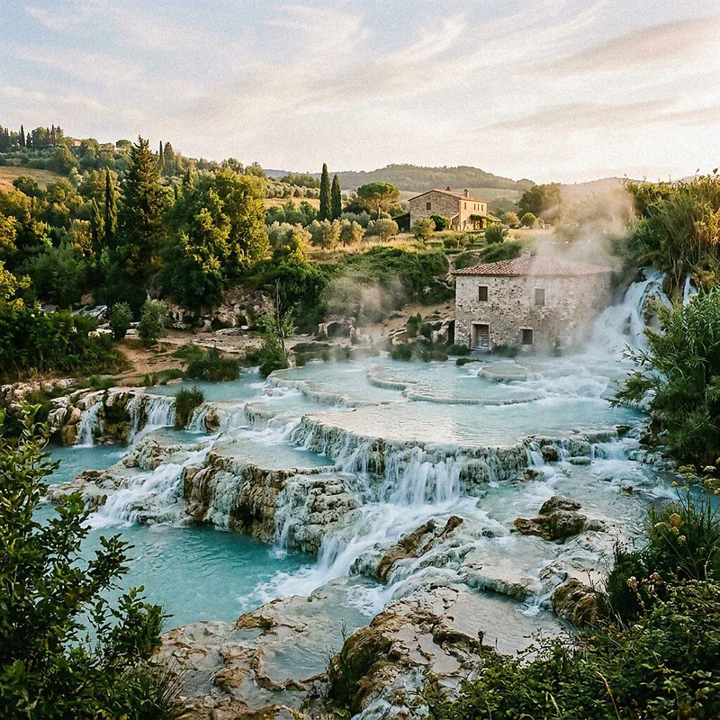 Cascate del Mulino in Saturnia