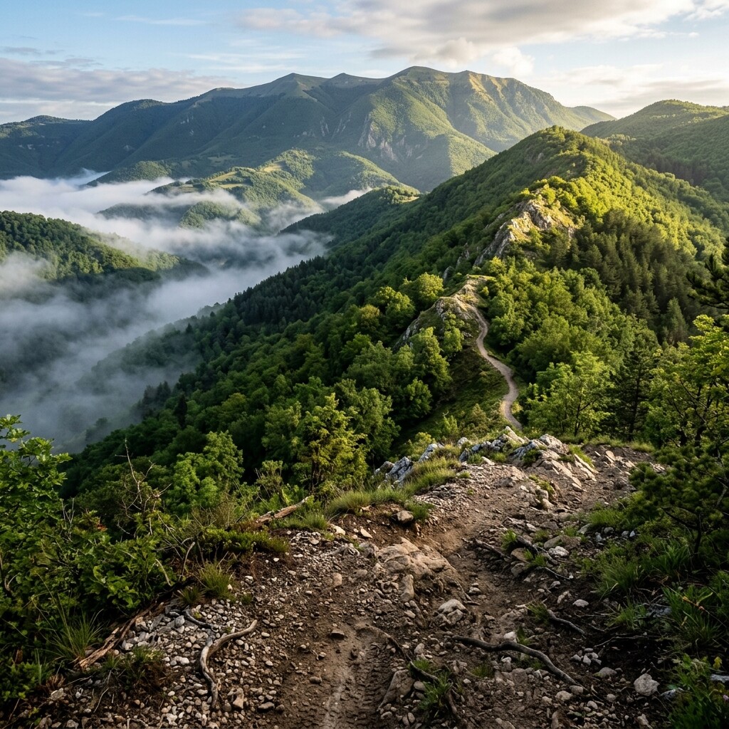 Mountain biking in the Umbrian Apennines