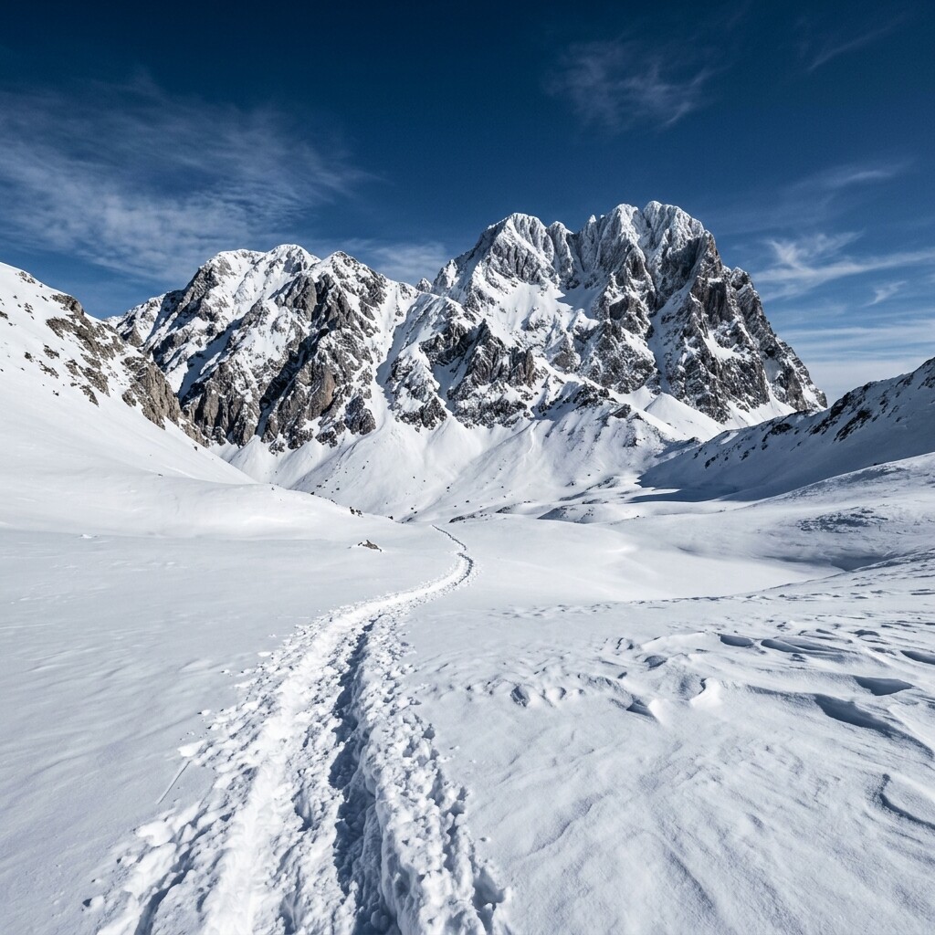 Ciaspolare sul Gran Sasso